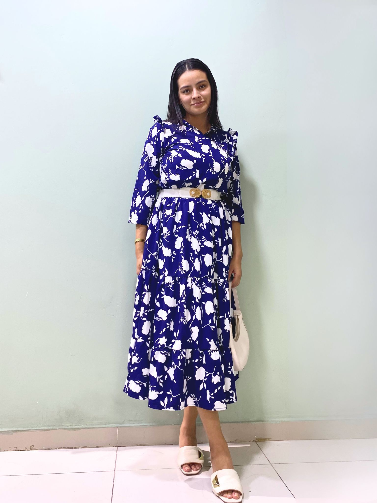 Vestido Amanda - Azul marino