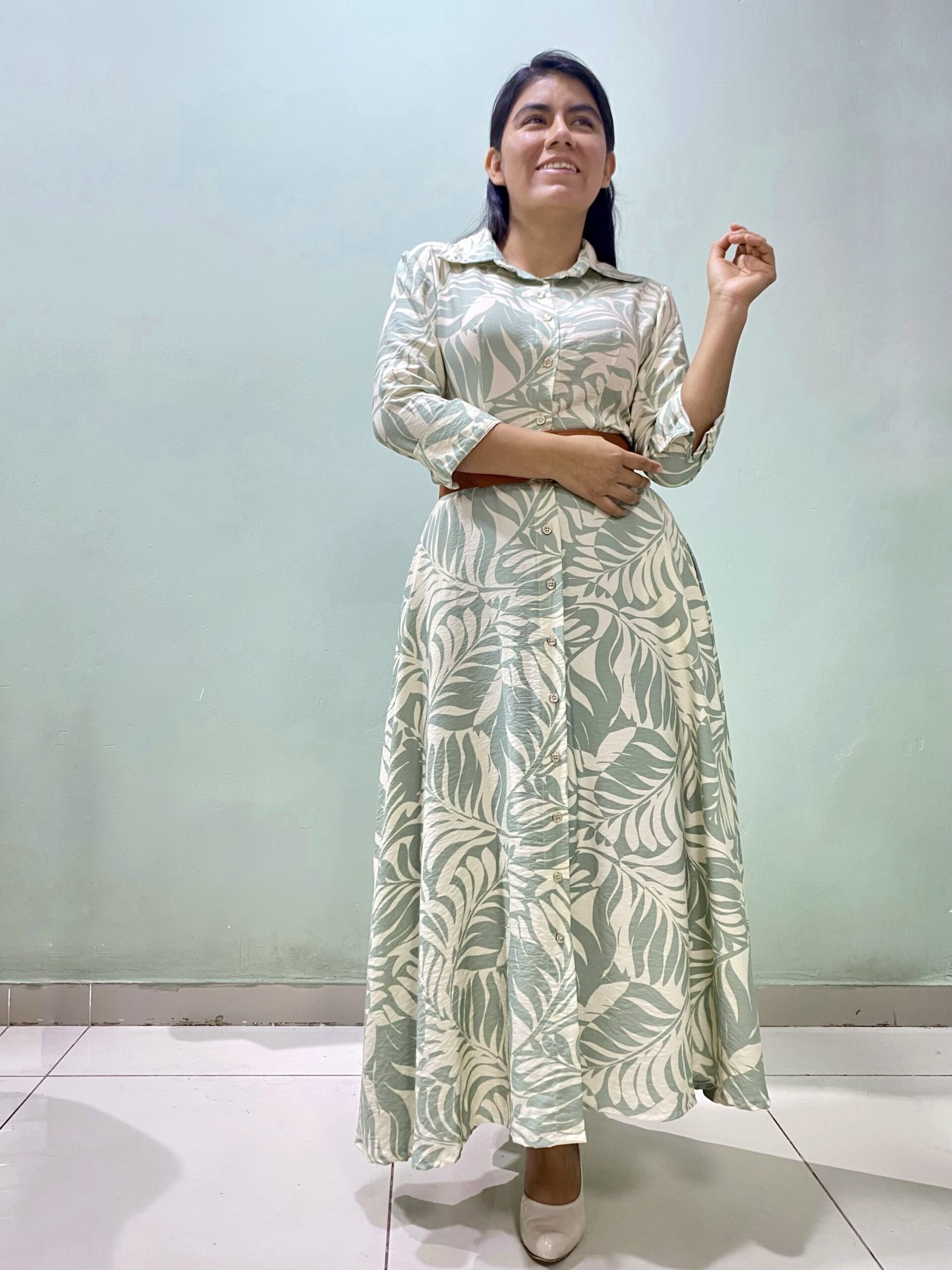 Vestido Lea - Verde Pastel