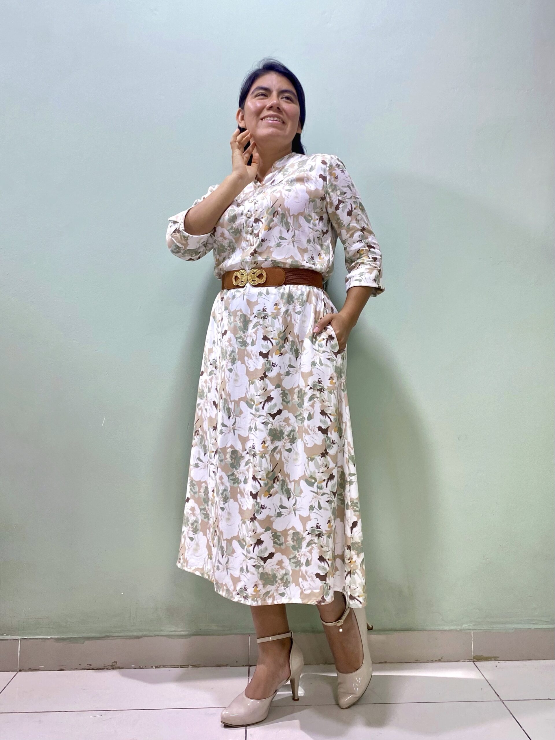 Vestido Valeria - Beige